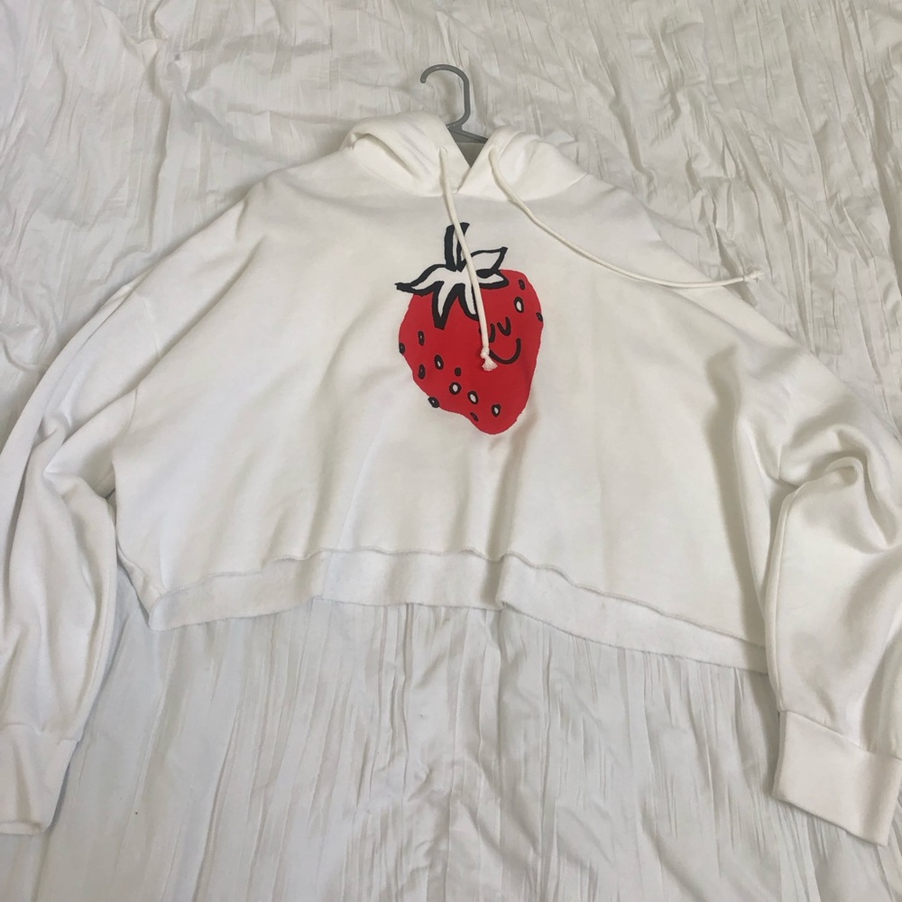 NWT Levi’s Strawberry Cropped Hoodie